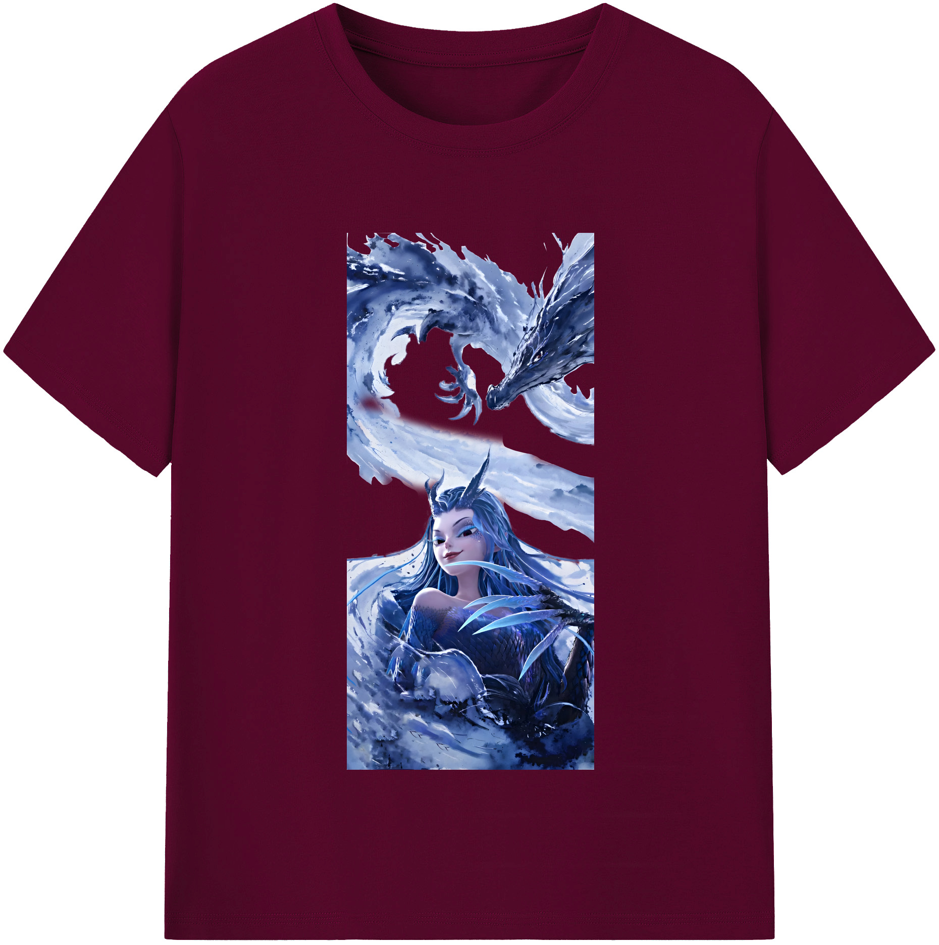 （画像用） Ne Zha 2 ナタ 魔童の大暴れ レディースカジュアルプリントTシャツ（綿100％）